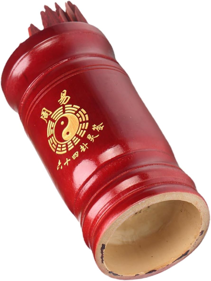 HOOTNEE 1セット コンテナ 中国風 占い スティック フォーチュン 中国